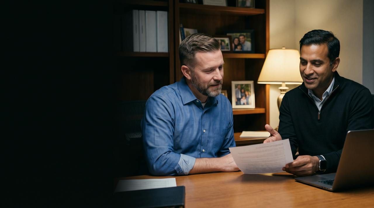 Owner and CoreLayer principal in a strategy session